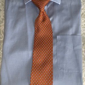 Jos A. Bank orange tie - thin